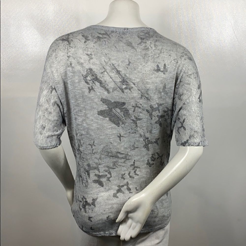 Signatures Style Butterfly Knit Top size: M - Picture 4 of 6